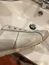 Limpiador de Zapatos blanco, herramienta de limpieza de esmalte refrescante para zapatillas de cuero informales, cepillos de zapatos TB, 1 ud.