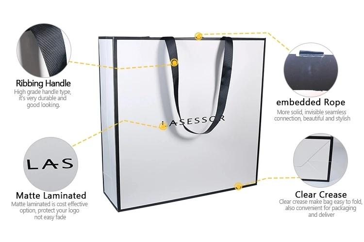 Top Wholesales 500pcs/lot Custom Printed Your Own Logo White Brown Kraft Gift Craft Shopping Paper Bag With Ribbon Handles for Gift 2 Top Wholesales 500pcs/lot Custom Printed Your Own Logo White Brown Kraft Gift Craft Shopping Paper Bag With Ribbon Handles for Gift 2