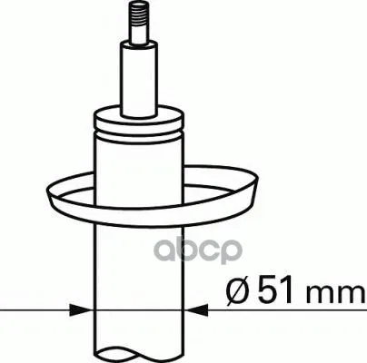 Амортизатор Подвески Передн Прав Peugeot: 207 06-, 207 Cc 07-, 207 Sw 07- Sachs арт. 313681