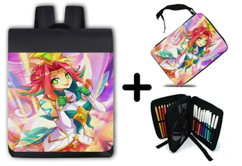

PACK BACKPACK AND CASE GIRL MAGICA CUQUI school