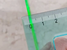 Regla de plástico círculos plantilla geométrica plantilla y regla medición estudiantes accesorios escolares calientes