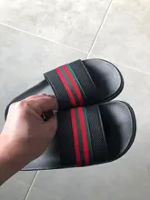 Men Sandals Slippers-Shoes Footwear Rubber Slides Outdoor Male Summer Fashion Brand Flat