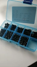 M3 Allen Bolt Assortment-Kit-Set Head-Screw Hex-Socket Din912 Black M2.5 Nut Round-Cap