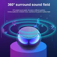 Colorful Bluetooth Speakers for Phone PC Support FM Radio/U Disk/TF Card 2