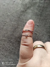 LEKANI-Anillo de Plata de Ley 925 con diseño de arcoíris para mujeres y niñas, joyería fina, para bodas