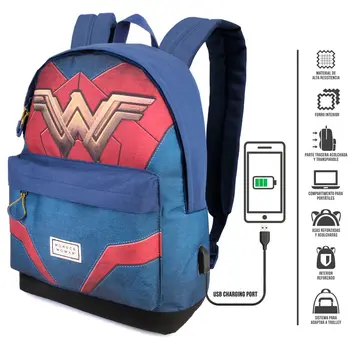 

Backpack Wonder Woman DC Comics adaptive 42cm