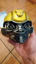Nuevo mejor regalo de Navidad Transformers Bumblebee casco inalámbrico Bluetooth 5,0 altavoz con Fm Radio compatible con Usb Mp3 TF para niños