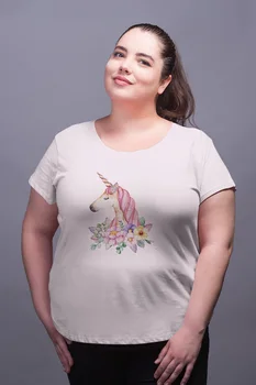 

Angemiel Born To Wear Be Arthem White Women Cotton Large Size T-Shirt