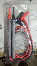 Cleqee P1502 2 uds multímetro sondas reemplazable agujas sonda Universal de prueba para multímetro Digital Cable de antena de Cable 1M