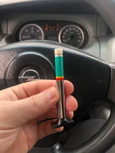 Mini probador de profundidad del neumático del coche, herramienta de detección de espesor de neumático Universal, métrica, medición de neumáticos de motocicleta