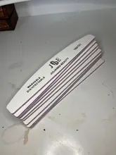 10 Uds lima De uñas profesional, 100, 150, 180, 240 Grit uñas De Gel De limas De uñas y lija estilo Luna acrílico UÑAS De ARTE