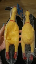Toy Dog-Gadgets Rubber Chicken Pet-Dog Pet-Supplies Funny Squawking Yellow for Cat Screaming