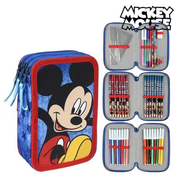 

Triple Pencil Case Mickey Mouse 78728