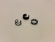 Pendientes de Clip de oro de diseño Simple para mujer, aretes de Clip de oro sin perforación, Puck Rock, Vintage, oreja de cartílago falso, regalo de joyería