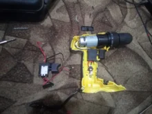 Interruptor de Control de taladro eléctrico inalámbrico, 7,2 V - 24 V, 16A, con luz pequeña para herramientas eléctricas