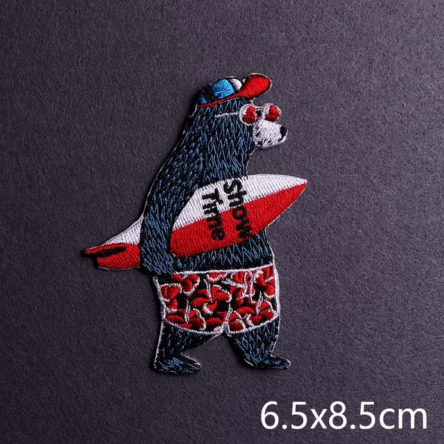 Hip-hop Rock/Music Patch Iron On Patches For Clothing Thermoadhesive Patches On Clothes Embroidery Patch Punk Joker Stickers PE6842CT