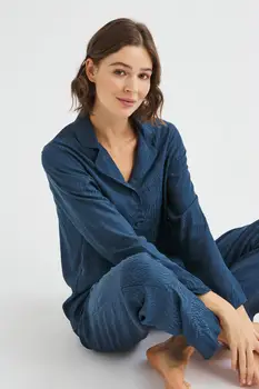 

2 PIECES LONG SLEEVE PAJAMAS SET XS-XXL