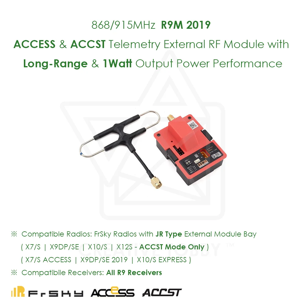 FrSky ACCESS ACCST R9M 2019 дальняя Телеметрия 900 МГц 868 внешний радиочастотный модуль JR типа