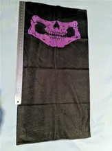 Mascarilla de esqueleto para ciclismo, máscara de calavera medio rostro, bufanda de fantasma multiuso para ciclismo