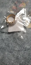 Anillo de compromiso de circonita dorada para mujer, accesorios para fiesta, regalo para amantes