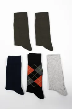 

DeepSEA Multicolour 5'li Straight Mercerizing Male Socks 1926765