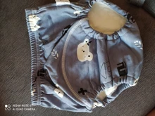 De dibujos animados lindo pañal de tela para bebé reutilizable pañales lavable pañal de tela cubierta de algodón de los niños de formación bragas lavable