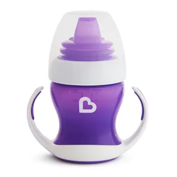 

Munchkin training drinker-cup with handles purple 4 + 120 ml.