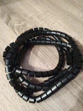 Organizador de Cable de 1 metro, espiral de protección, envuelto sinuoso, Protector de Cable, cubierta de tubo (sin localizador de Cable), 8/10/15/20/25mm