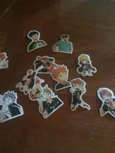 ¡20/50 unids/pack Anime tee! Pegatinas de grafiti impermeables para motocicleta, pegatinas adhesivas geniales para viaje, equipaje, guitarra, nevera, portátil