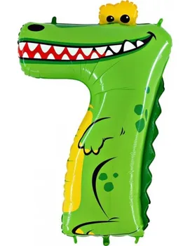 

Balloon Number 7 100cm Animaloon Crocodile-Foil Polyamide-G47-0WE