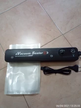 Sellador de alimentos al vacío para cocina, máquina automática de envasado comercial de 220V/110V, sellador del vacío de la comida del hogar, incluye 10 Uds. De bolsas