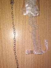 2 metros oro rodio Color pulsera de forma de corazón collar de cadenas de enlace para suministros de fabricación de la joyería DIY arte hecho a mano accesorios