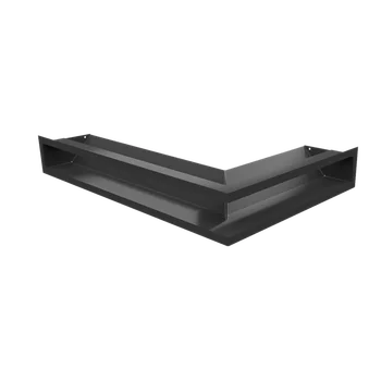 

fireplace grille Grids - Corner LUFT SF left black 60x40x9 - from producer kratki