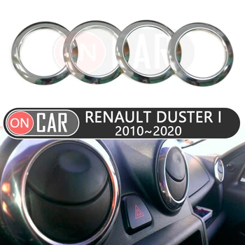 

Chrome trim air deflector for Renault Duster 2010-2018 | Dacia Duster 2010- car styling chromium interior decoration accessories