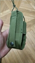 Bolsa táctica Molle 1000D para Walkie Talkie, bolsa de cintura, soporte portátil para interfono, bolsa de transporte para caza y Camping