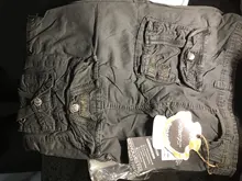 Pantalones cortos de entrenamiento militar para hombre, ropa informal con múltiples bolsillos, hasta la pantorrilla, verano, 2020