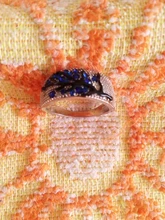 Milangirl-anillo Retro de flores de ciruelo para mujer, joyas bohemias con diamantes de imitación de cristal rojo/azul/verde