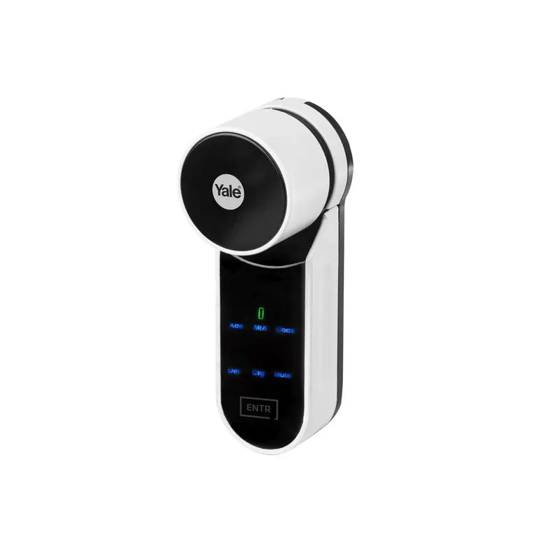 Yale ENTRTM моторизованный цилиндр-комплект(Bluetooth и 1 Пульт)-белый
