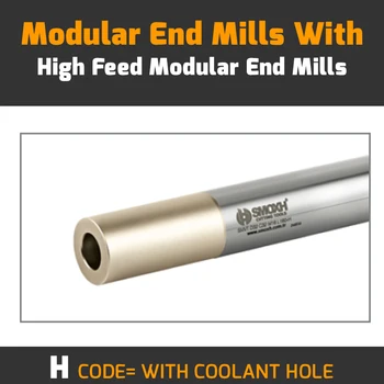 

SMVT D24 C25 M12 L250 H-WITH COOLANT HOLE Modular End Mills With Changeable Insert