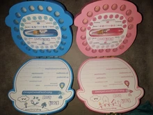 Caja de madera para dientes de bebé, organizador umbilical para los dientes de la leche en inglés/español/portugués, caja de recuerdo para niños y niñas