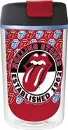 Стекло кафе 370 мл двойная стена для взрослых Rolling Stones(6/24