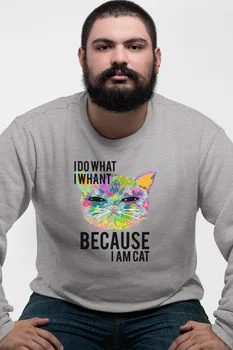 

Angemiel Wear Because I Kediyim Gray Men 'S Sweatshirt