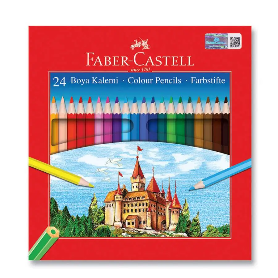 

Картонная коробка для карандашей Faber-Castell, 24 цвета, полноразмерная
