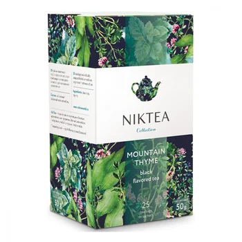 

Tea niktea "mountain thyme", black with tea, 25 bags