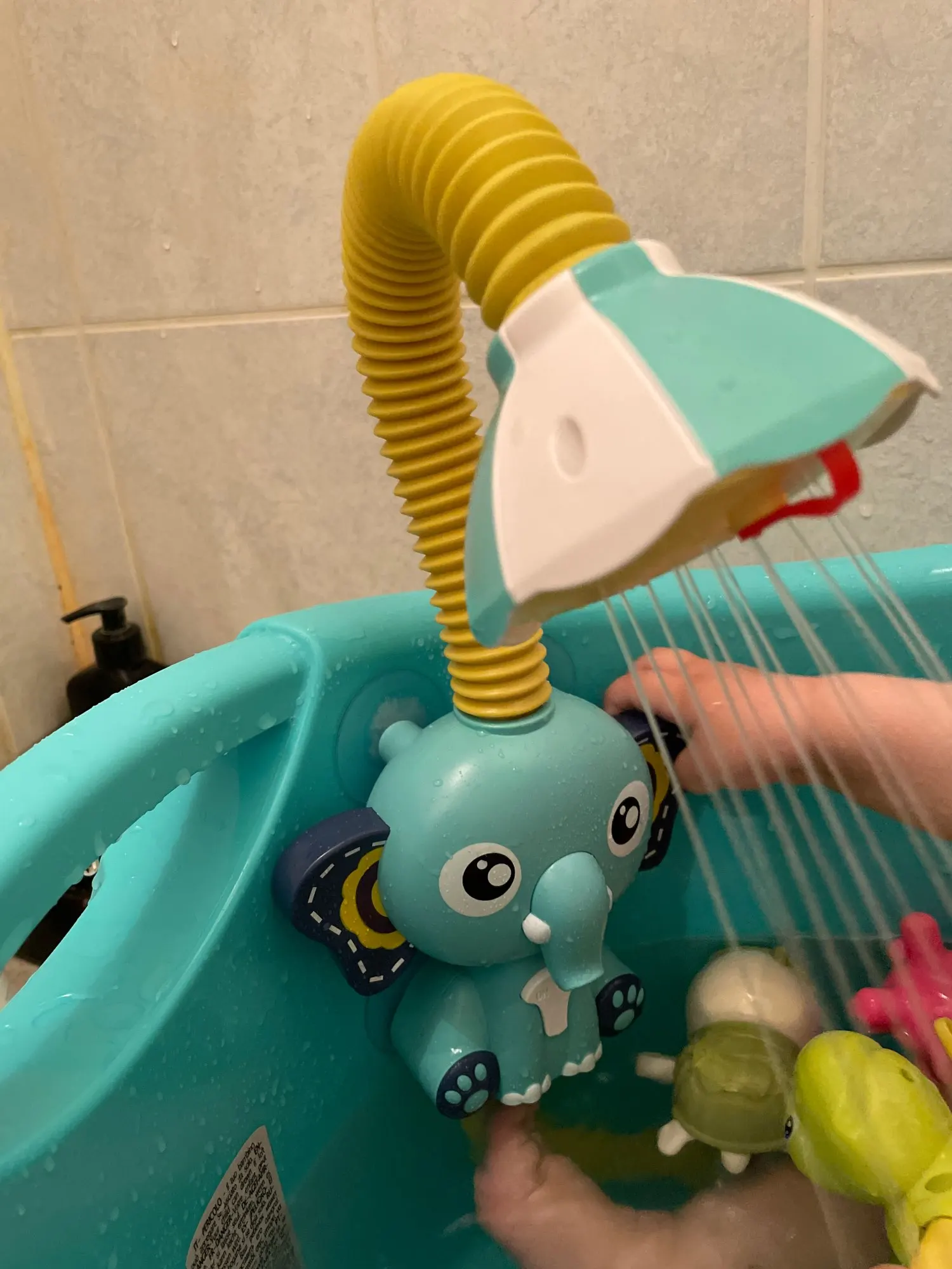 Acheter Jouet de bain électrique pour bébé, douche de dessin animé,  éléphant, jouets de pulvérisation d'eau, robinet de salle de bain, baignoire,  jeu éducatif pour enfants