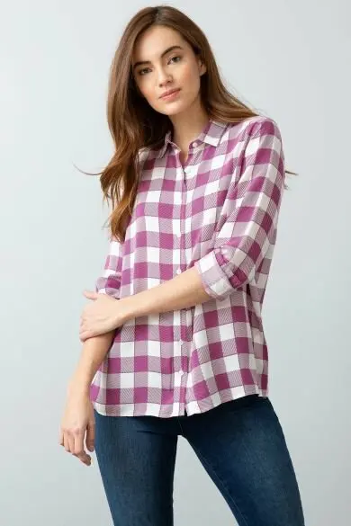 Uss. POLO ASSN. В клетку, обычная рубашка