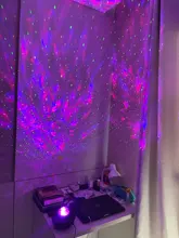 Bluetooth Projector Light-Decor Night-Light Starry Sound-Activated Water Wave Music Usb Led
