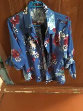 Blouse Shirt Work-Wear Turn-Down-Collar Casual Tops Long-Sleeve Chiffon Elegant Plus-Size