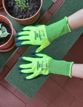 Guantes de jardín para jardinería, guantes de caucho de nitrilo, fácil de excavar y plantar plantas, envío directo