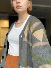 Cárdigan Retro japonés para hombre, prendas de vestir, suéteres con cuello en V, a la moda, combina con todo, informal, Ulzzang Preppy, Ins, otoño